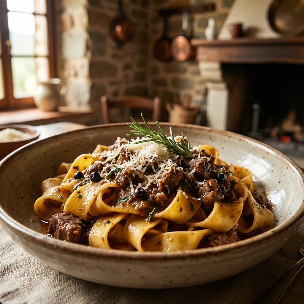 Pappardelle al cinghiale